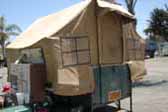 picture of original 1932 Gilkie Tent Trailer